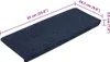 Samolepiace nášľapy na schody 15 ks 65x24,5x3,5 cm modré Náhľad obrázku produktu 9