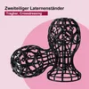2pcs Perückenständer,Hohlkopf-Design aus Kunststoff,ideal Produktbild-Vorschau 3