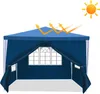 3x3m /3x6m Pavillon mit Seitenwänden, wasserdicht,UV-Schutz Produktbild-Vorschau 1