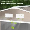 Outsunny Gerätehaus 4,9 m², Gartenhaus mit Satteldach, Produktbild-Vorschau 8