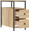 vidaXL Noční stolky 2 ks Sonoma dub 30x60x60 cm výrobek z Náhled obrázku produktu 7