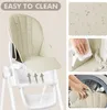 UISEBRT Chaise haute pliante pour bébé avec rembourrage, Voir les images du produit 5