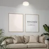Briloner LED Deckenlampe Stoffschirm Ø30x10,5 cm Rund 16W Produktbild-Vorschau 7