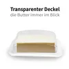 Dekorative Butterdose - Transparent mit Deckel - Produktbild-Vorschau 5