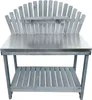 Gärtnertisch promadino Helga 116 x 69 x 139 cm grau Produktbild-Vorschau 2