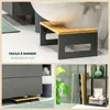 eluno tabouret de toilette, repose-pieds en bambou, pliable Voir les images du produit 5