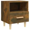 vidaXL Nachttische 2 Stk. Räuchereiche 40x35x47 cm Produktbild-Vorschau 5
