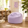 Pouf sfoderabile in velluto a coste larghe BANANAIR 100 cm Anteprima dell’immagine prodotto 2