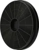 A black circular carbon filter for a range hood. Produktbild-Vorschau