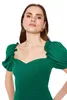 Trendyol Damen Women Fitted Woven Dress Party Midi Basic Produktbild-Vorschau 4