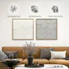 HOMCOM Wanddeko 3D 2er Set 80cm geometrisch Wanddekoration Produktbild-Vorschau 6