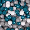 KiddyMoon 100 míčků/7cm-2,75in Měkké plastové míčky na Náhled obrázku produktu 6