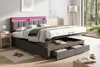 Boxspringbed 180x200 cm met LED-verlichting, hydraulische Productafbeelding-voorbeeld 19