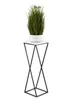 HowHomely Modern Pflanzenständer, Blumenhocker aus Metall Produktbild-Vorschau 4