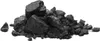 A pile of coal pieces on a white background. Produktbild-Vorschau