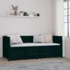 vidaXL Denná posteľ Black 90x200 cm Masívne borovicové Náhľad obrázku produktu 3