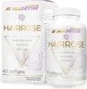 A product shot of a bottle of hair supplement and its packaging. Anteprima dell’immagine prodotto