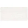 Tischplatte Weiß 100x50x2,5 cm Massivholz Kiefer Rechteckig Produktbild-Vorschau 4