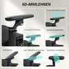 Kancelářská židle HOMCOM – ergonomická židle s Náhled obrázku produktu 7