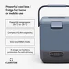 Klarstein 12L Mobilna mini lodówka z dużą komorą, panelem Podgląd zdjęcia produktu 2