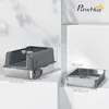 PawHut XXL Katzentoilette aus Edelstahl, 85 Liter Produktbild-Vorschau 5