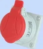 ELEKTROMET | Presa GTP 16/4 - Rossa - 16A 4P - IP54 - Anteprima dell’immagine prodotto 3