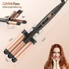 Lockenstab 3 Fässer Welleneisen Keramik Mermaid Hair Waver Produktbild-Vorschau 4