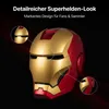 Iron Man Helm Maske, gold-rote Superhelden Replik als Deko, Produktbild-Vorschau 2