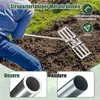 COSTWAY Rastrello livellatore in metallo, rastrello per Anteprima dell’immagine prodotto 6