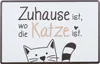 GILDE Schild, rechteckig, "Katzenbande", Spruch, Metall, Produktbild-Vorschau 4