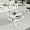 MODFU Couchtisch Wohnzimmertisch LED-Hochglanz für Produktbild-Vorschau 5