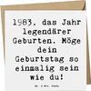 Mr. & Mrs. Panda Grußkarte Spruch 1983 Geburtstag - Weiß - Produktbild-Vorschau 1