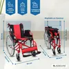 Mobiclinic Fauteuil roulant Orthopédique Aluminium Frein Voir les images du produit 2