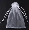 100 Stück Organzabeutel 20x30CM Organzasäckchen Weiß Produktbild-Vorschau 1