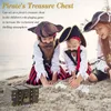 Vintage Houten Piratenschatkist met Slot Productafbeelding-voorbeeld 3