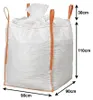 10x Big Bag mit Füllschürze 90x90x110cm | 1,5t | 1m³ Produktbild-Vorschau 2