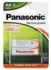 1x2 Panasonic Akku NiMH Mignon AA 1000 mAh Ready to Use Produktbild-Vorschau 8