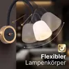 ARTE LAMP Wandlampe Innen in Schwarz mit weißem Produktbild-Vorschau 4