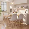 Lot de 4 chaises de salle à manger BEALIFE avec pieds en Voir les images du produit 9