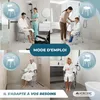 Tabouret de salle de bain Mobiclinic Réglable en hauteur Voir les images du produit 6