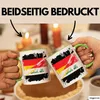 Irak Deutschland Flagge Halb Deutscher Halb Iraker Fußball Produktbild-Vorschau 2