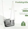 Sedia sospesa COSTWAY fino a 180 kg, sedia a dondolo Anteprima dell’immagine prodotto 3