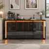 INONEFT, mobile bar con finitura lucida, dimensioni 160 x Anteprima dell’immagine prodotto 2