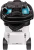 A vacuum cleaner is shown from the back, with its hose and power cord neatly wrapped around the top. Produktbild-Vorschau