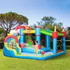 Outsunny Hüpfburg, Aufblasbare Hüpfburg, Wasserpark mit Produktbild-Vorschau 2