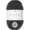 A ball of dark gray yarn with a white label. Produktbild-Vorschau