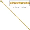 JOBO Ankerkette 585 Gelbgold diamantiert 1,6 mm 40 cm Gold Produktbild-Vorschau 1
