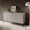Selsey Sideboard Bemmi Kommode 3-türig, Beige mit schwarzen Produktbild-Vorschau 7