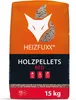 A bag of Heizfuxx Holzpellets Red 15kg. Produktbild-Vorschau