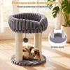 COSTWAY Katzenbaum en peluche, griffoir avec plateforme de Voir les images du produit 7
